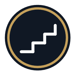 Stair cleaning icon Stair cleaning icon for Dubai building stairs